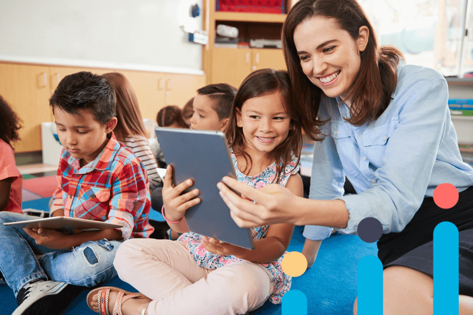 Teacher with Students