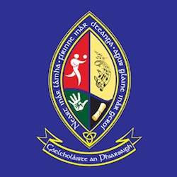 G C and Ph logo Gaelcholaiste an Phiarsaigh logo