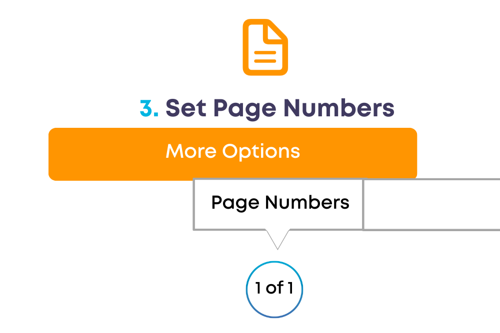 Add page numbers to a Pages doc