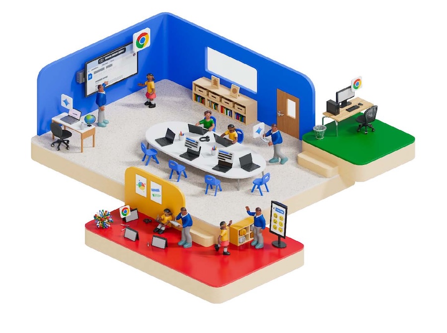 A classroom using chromebooks A classroom using chromebooks