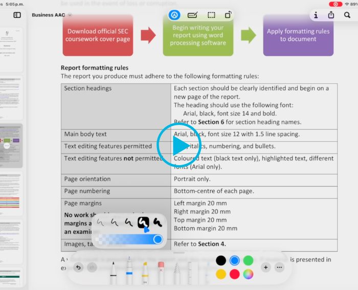 Using Markup on PDFs Using Markup on PDFs