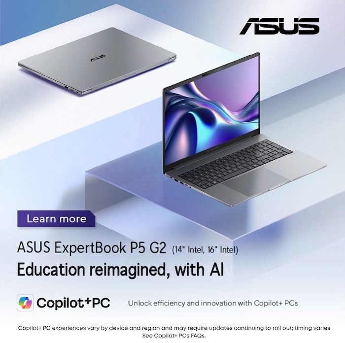 P5 banner copy ASUS Expertbook P5