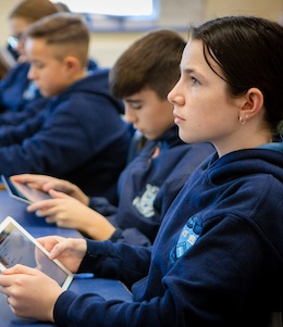 students with tablets students with tablets